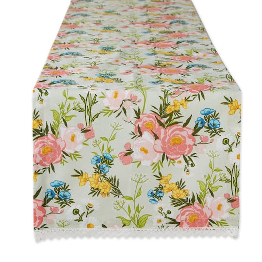 DII® 108" Spring Bouquet Print Table Runner